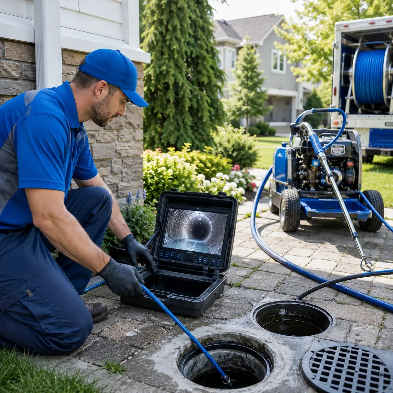 Outdoor drain cleaning professionals serving Branchport, NY